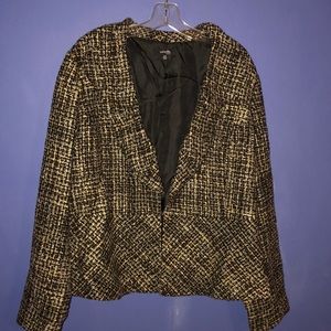 Tweed blazer by Rafaela. Size 2X